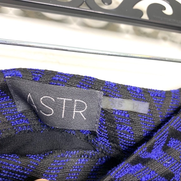 ASTR blue/black mini skirt size xs - Picture 4 of 8